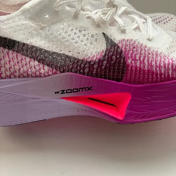 Nike ZoomX Vaporfly Next% 3 Mens Sz 11.5 White Vivid Purple Black DV4129-104 NEW